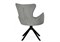Стул на металлокаркасе Atlanta gray / black - комплект из 2 шт 15832-mwdvl