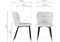 Стул на металлокаркасе Kilian dark gray / black - комплект из 4 шт 15846-mwdvl
