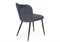 Стул на металлокаркасе Kilian dark gray / black - комплект из 4 шт 15846-mwdvl