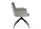 Стул на металлокаркасе Kaser 360 крутящийся grey / black - комплект из 2 шт 15841-mwdvl