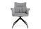 Стул на металлокаркасе Kaser 360 крутящийся grey / black - комплект из 2 шт 15841-mwdvl