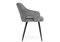 Стул на металлокаркасе Hera dark gray / black - комплект из 2 шт 15843-mwdvl