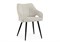 Стул на металлокаркасе Hera beige / black - комплект из 2 шт 15844-mwdvl