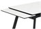 Керамический стол Норман 140(200)х80 белый мрамор alpin white / черный 612197-mwdvl