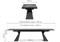 Керамический стол Денхольм 240(300)х100х75 mosco nero matt / черный 588036-mwdvl