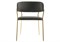 Стул на металлокаркасе Kamelia dark blue / gold - комплект из 4 шт 15320-mwdvl