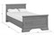 Кровать Кентаки LOZ/90x200 каштан BRW70003485-blBRWl