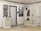 Прихожая  Стиль-04, каркас ЛДСП  Белый, фасад МДФ  Cream Silk,  2110*2200*380 sppr5VVTtoAR77449