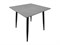 Стол Uni-Form-S.2B, столешница Каменная плита  Grey Matt, каркас Сталь  SBlack,  727*800*800 sppr5VVTtoAR68690