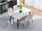 Стол Uni-Form-S2.2B, столешница Каменная плита  White Gloss, каркас Сталь  SBlack,  727*1300*700 sppr5VVTtoAR68696