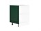 Фасад боковой Дублин для нижнего шкафа,  МДФ  ,  Special Green  ,  716*573*16 sppr5VVTtoAR078-8891 (72733)
