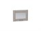 Фасад  ФОП Лофт White Matrix 35.50 Cappuccino Veralinga,    МДФ/Стекло  Cappuccino Veralinga,  354*496*18 sppr5VVTtoAR078-5816 (48240)