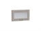 Фасад  ФОП Лофт White Matrix 35.60 Cappuccino Veralinga,    МДФ/Стекло  Cappuccino Veralinga,  354*596*18 sppr5VVTtoAR078-5817 (48241)
