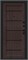 Дверь входная  205*86 Bravo R Борн/SBlack, Букле черное/Wenge Melinga, Левое sp2510BR_033-2550