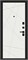 Дверь входная  205*96 Bravo R Кьюб (RBE), Total Black/Super White, Правое sp2510BR_033-2240
