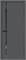 Межкомнатная дверь 200*60, Браво-0.40 П, Stormy Silk / Mirox Grey , ПЭТ sp2510BR_169-1058