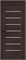 Межкомнатная дверь 200*90, Браво-22, Wenge Melinga / Magic Fog , Эко Шпон sp2510BR_153-1119