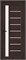 Межкомнатная дверь 200*70, Браво-27, Wenge Melinga / Magic Fog , Эко Шпон sp2510BR_153-1301