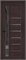 Межкомнатная дверь 200*70, Браво-27, Wenge Melinga / Mirox Grey , Эко Шпон sp2510BR_153-1297