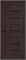 Межкомнатная дверь 200*90, Браво-29, Wenge Melinga / Black Shine , Эко Шпон sp2510BR_153-4362