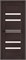 Межкомнатная дверь 200*70, Браво-30, Wenge Melinga / Magic Fog , Эко Шпон sp2510BR_153-1313