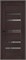 Межкомнатная дверь 200*90, Браво-30, Wenge Melinga / Mirox Grey , Эко Шпон sp2510BR_153-1311