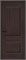 Межкомнатная дверь 200*80, Прима-2, Wenge Melinga , Эко Шпон sp2510BR_153-1174