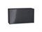 Шкаф верхний горизонтальный Фьюжн Graphite, Anthracite, 460, 800 В*Ш*Г 458*800*318, фасад МДФ  Anthracite, корпус  Graphite ms2510VVT_57228