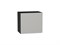 Шкаф верхний горизонтальный Фьюжн Graphite, Silky Light Grey, 460, 500 В*Ш*Г 458*500*318, фасад МДФ  Silky Light Grey, корпус  Graphite ms2510VVT_66565