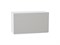 Шкаф верхний горизонтальный Фьюжн Белый, Silky Light Grey, 460, 800 В*Ш*Г 458*800*318, фасад МДФ  Silky Light Grey, корпус  Белый ms2510VVT_66555