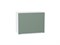 Шкаф верхний горизонтальный Фьюжн Белый, Silky Mint, 460, 600 В*Ш*Г 458*600*318, фасад МДФ  Silky Mint, корпус  Белый ms2510VVT_57197