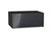 Шкаф верхний горизонтальный глубокий Фьюжн Graphite, Anthracite, 800 В*Ш*Г 358*800*576, фасад МДФ  Anthracite, корпус  Graphite ms2510VVT_45168