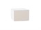Шкаф верхний горизонтальный глубокий Фьюжн Белый, Cream Silk, 500 В*Ш*Г 358*500*576, фасад МДФ  Cream Silk, корпус  Белый ms2510VVT_71858