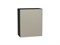 Шкаф верхний с 1-ой дверцей Фьюжн Graphite, Silky Grey, 720, 600 В*Ш*Г 716*600*320, фасад МДФ  Silky Grey, корпус  Graphite ms2510VVT_51993