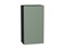 Шкаф верхний с 1-ой дверцей Фьюжн Graphite, Silky Mint, 920, 500 В*Ш*Г 920*500*320, фасад МДФ  Silky Mint, корпус  Graphite ms2510VVT_52015
