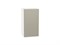 Шкаф верхний с 1-ой дверцей Фьюжн Белый, Silky Grey, 720, 400 В*Ш*Г 716*400*320, фасад МДФ  Silky Grey, корпус  Белый ms2510VVT_51974