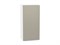 Шкаф верхний с 1-ой дверцей Фьюжн Белый, Silky Grey, 920, 450 В*Ш*Г 920*450*320, фасад МДФ  Silky Grey, корпус  Белый ms2510VVT_51982