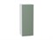 Шкаф верхний с 1-ой дверцей Фьюжн Белый, Silky Mint, 920, 350 В*Ш*Г 920*350*320, фасад МДФ  Silky Mint, корпус  Белый ms2510VVT_65103