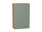 Шкаф верхний с 1-ой дверцей Фьюжн Дуб Вотан, Silky Mint, 920, 600 В*Ш*Г 920*600*320, фасад МДФ  Silky Mint, корпус  Дуб Вотан ms2510VVT_60778