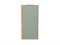 Шкаф верхний торцевой Фьюжн Дуб Вотан, Silky Mint, 920 В*Ш*Г 920*300*306, фасад МДФ  Silky Mint, корпус  Дуб Вотан ms2510VVT_60841