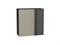 Шкаф верхний прямой угловой Фьюжн Graphite, Silky Grey, 690 В*Ш*Г 716*690*345, фасад МДФ  Silky Grey, корпус  Graphite ms2510VVT_51935