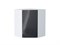 Шкаф верхний угловой Фьюжн Белый, Anthracite, 720 В*Ш*Г 716*600*600, фасад МДФ  Anthracite, корпус  Белый ms2510VVT_36789