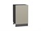 Шкаф нижний с 1-ой дверцей Фьюжн Graphite, Silky Grey, 500 В*Ш*Г 816*500*480, фасад МДФ  Silky Grey, корпус  Graphite ms2510VVT_52172