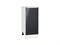 Шкаф нижний с 1-ой дверцей Фьюжн Белый, Anthracite, 350 В*Ш*Г 816*350*480, фасад МДФ  Anthracite, корпус  Белый ms2510VVT_65144