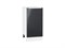 Шкаф нижний с 1-ой дверцей Фьюжн Белый, Anthracite, 400 В*Ш*Г 816*400*480, фасад МДФ  Anthracite, корпус  Белый ms2510VVT_36816