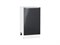 Шкаф нижний с 1-ой дверцей Фьюжн Белый, Anthracite, 450 В*Ш*Г 816*450*480, фасад МДФ  Anthracite, корпус  Белый ms2510VVT_39667