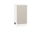 Шкаф нижний с 1-ой дверцей Фьюжн Белый, Cream Silk, 400 В*Ш*Г 816*400*480, фасад МДФ  Cream Silk, корпус  Белый ms2510VVT_71981