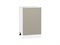 Шкаф нижний с 1-ой дверцей Фьюжн Белый, Silky Grey, 500 В*Ш*Г 816*500*480, фасад МДФ  Silky Grey, корпус  Белый ms2510VVT_52168