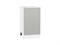 Шкаф нижний с 1-ой дверцей Фьюжн Белый, Silky Light Grey, 450 В*Ш*Г 816*450*480, фасад МДФ  Silky Light Grey, корпус  Белый ms2510VVT_66658