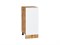 Шкаф нижний с 1-ой дверцей Фьюжн Дуб Вотан, Silky White, 350 В*Ш*Г 816*350*480, фасад МДФ  Silky White, корпус  Дуб Вотан ms2510VVT_65127